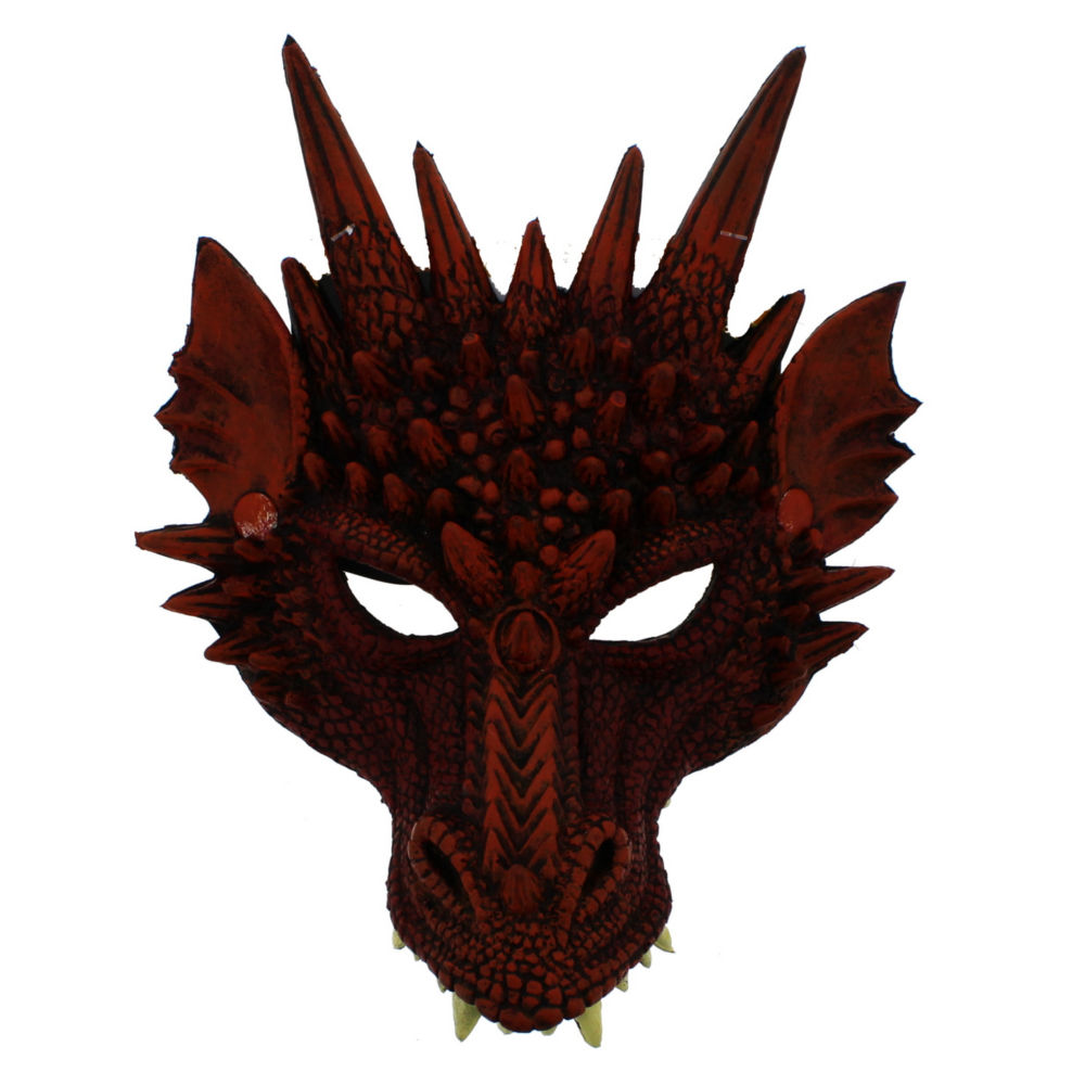 Zac's Alter Ego - Rubber dragon Masque - Rouge